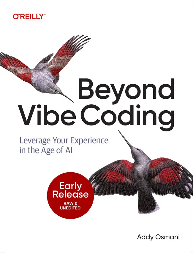 Beyond Vibe Coding is a practical guide by Addy Osmani on maintaining code quality in the age of AI-assisted development.

It explores how to treat AI like a junior developer, ensuring that code meets your standards, remains understandable, and aligns with your team's practices. The book covers strategies for avoiding common pitfalls with AI-generated code and emphasizes discipline, testing, and maintainability in modern software workflows.