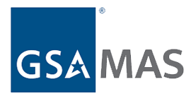 Logo for the General Services Administration's Multiple Award Schedules program, abbreviated as GSA MAS.