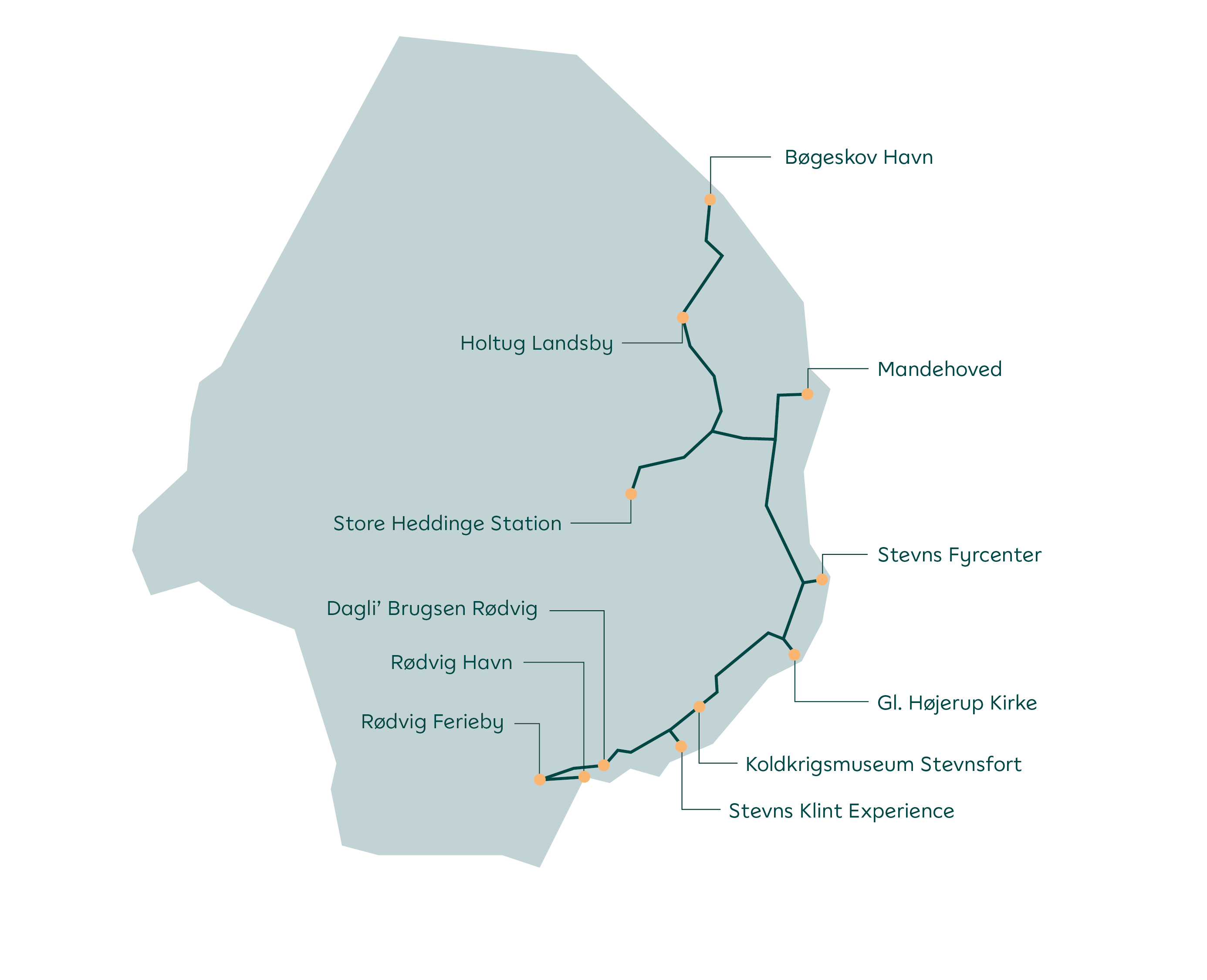 Stevns køreplan grafik