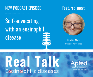 Podcast episode 003 - Self-advocating with an eosinophil disease