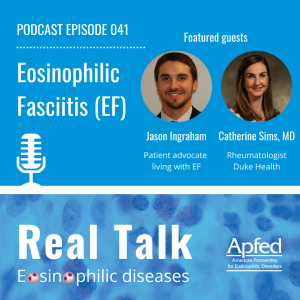 APFED Podcast episode about eosinophilic fasciitis 