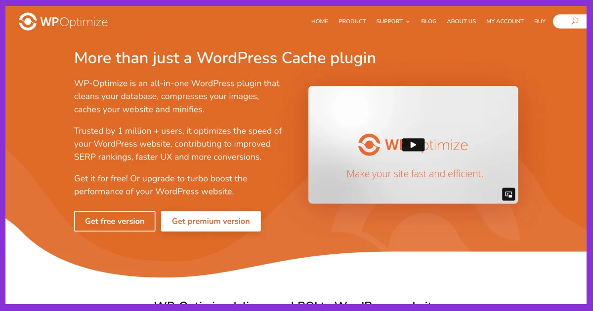 wp optimize cache plugins for wordpress