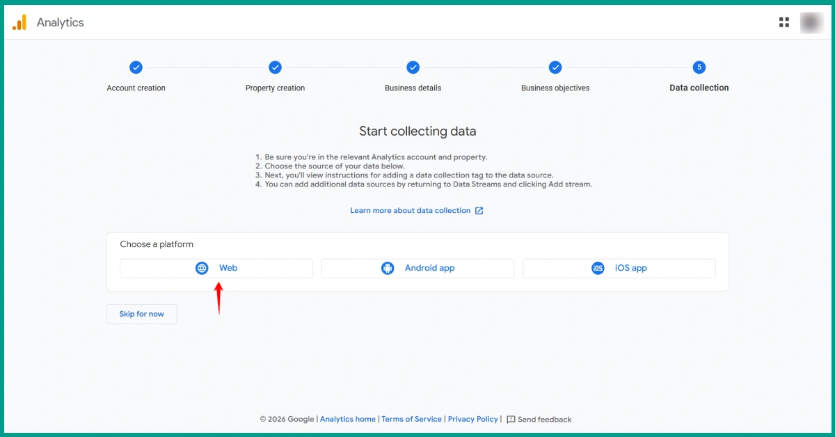 Set Up a Data Stream