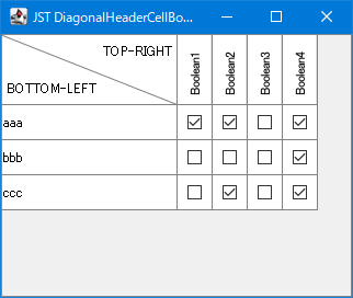 Swing/DiagonalHeaderCellBorder screenshot