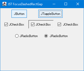 Swing/FocusDashedRectGap screenshot