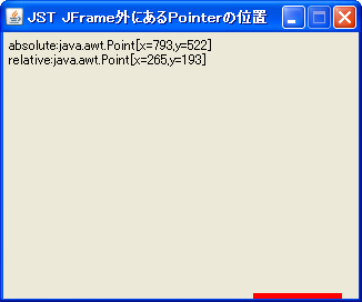 Swing/MouseInfo screenshot