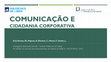 Research paper thumbnail of Comunicação e cidadania corporativa