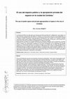 Research paper thumbnail of El uso del espacio público y la apropiación privada del espacio en la ciudad de Córdoba - The use of public space and private appropriation of space in the city of Cordoba