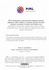 Research paper thumbnail of DNA methylation and potential multigenerational epigenetic effects linked to uranium chronic low-dose exposure in gonads of males and females rats