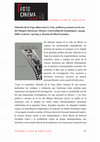 Research paper thumbnail of Eduardo de la Vega Alfaro (2017). Cine, política y censura en la era del Milagro Mexicano