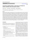 Research paper thumbnail of Connectomics of bipolar disorder: a critical review, and evidence for dynamic instabilities within interoceptive networks