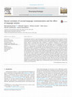 Research paper thumbnail of Neural correlates of second-language communication and the effect of language anxiety