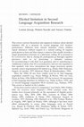 Research paper thumbnail of Elicited Imitation in Second Language Acquisition Research