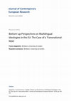 Research paper thumbnail of Bottom-up Perspectives on Multilingual Ideologies in the EU: The Case of a Transnational NGO