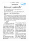 Research paper thumbnail of Morphological changes in membranoproliferative glomerulonephritis - a quantitative approach