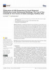 Research paper thumbnail of Application of GPR Prospection to Unveil Historical Stratification inside Monumental Buildings: The Case of San Leonardo de Siete Fuentes in Santu Lussurgiu, Sardinia, Italy