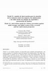 Research paper thumbnail of Tārah 5©: modelo de intervención para la atención de la violencia contra las mujeres, las adolescentes y las niñas desde un enfoque de seguridad y procuración de justicia