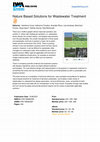 Research paper thumbnail of Nature-Based Solutions for Wastewater Treatment