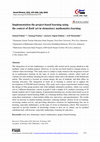 Research paper thumbnail of Implementation the project-based learning using the context of Batik art in elementary mathematics learning