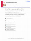 Research paper thumbnail of Necropolitics in a post-apocalyptic zombie diaspora: The case of AMC’s The Walking Dead