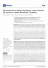 Research paper thumbnail of Macromolecular crowding is surprisingly unable to deform the structure of a model biomolecular condensate