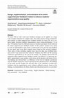 Research paper thumbnail of Design, implementation, and evaluation of an online supported peer feedback module to enhance students' argumentative essay quality