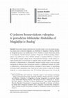 Research paper thumbnail of O jednom bosnevijskom rukopisu iz porodične biblioteke Abdulaha ef. Maglajlije iz Rudog