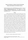 Research paper thumbnail of Impactos Da Satisfação No Trabalho Na Intenção De Rotatividade