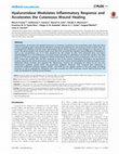 Research paper thumbnail of Hyaluronidase modulates inflammatory response and accelerates the cutaneous wound healing