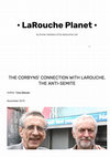 Research paper thumbnail of THE CORBYNS’ CONNECTION WITH LAROUCHE, THE ANTI-SEMITE