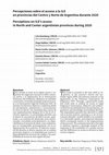 Research paper thumbnail of Percepciones sobre el acceso a la ILE en provincias del Centro y Norte de Argentina durante 2020.  Perceptions on ILE's access in North and Center argentinian provinces during 2020