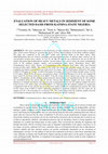 Research paper thumbnail of Evaluation of Heavy Metals in Sediment of Some Selected Dams from Katsina State Nigeria