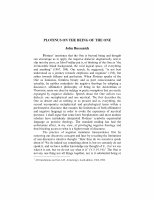 Research paper thumbnail of Plotinus on the Being of the One