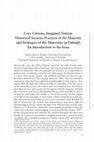 Research paper thumbnail of Core Citizens, Imagined Nation: Historical Security Practices of the Majority and Strategies of the Minorities in Finland; An Introduction to the Issue