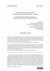 Research paper thumbnail of Programa polític i programa literari: les interaccions de la tribuna oratòria i l'escenari Political programme and literary programme: the interactions of the orator's tribune and the scene