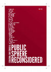 Research paper thumbnail of Public Sphere Reconsidered: Theories and Practices