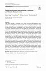 Research paper thumbnail of Digital transformation and marketing: a systematic and thematic literature review