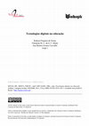 Research paper thumbnail of Tecnologias digitais na educação