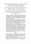 Research paper thumbnail of Práticas integradas de educação formal e não-formal de ciências nos cursos de formação inicial de professores