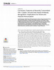 Research paper thumbnail of Correction: Features of Recently Transmitted HIV-1 Clade C Viruses that Impact Antibody Recognition: Implications for Active and Passive Immunization