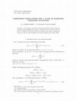 Research paper thumbnail of Coefficient inequalities for a class of harmonic univalent functions