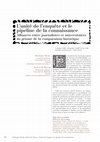 Research paper thumbnail of L’unité de l’enquête et le pipeline de la connaissance