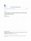 Research paper thumbnail of Journalism Education and the Reality of Journalism Practice