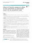 Research paper thumbnail of An Experimental Study in the Rat Osteoarthritis Model