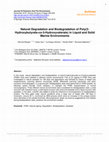 Research paper thumbnail of Natural Degradation and Biodegradation of Poly(3-Hydroxybutyrate-co-3-Hydroxyvalerate) in Liquid and Solid Marine Environments