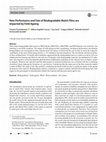 Research paper thumbnail of How Performance and Fate of Biodegradable Mulch Films are Impacted by Field Ageing