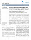 Research paper thumbnail of Long-term impacts of climate change on coastal and transitional eco-systems in India: an overview of its current status, future projections, solutions, and policies