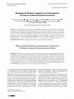 Research paper thumbnail of Avaliação de Prejuízo Cognitivo em Sobreviventes de Câncer de Mama: Estudo Transversal