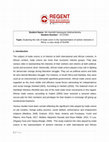 Research paper thumbnail of Student Name: Ms Haimbili Nakangula Ndahambelela Student Number: 22115361 Topic: Exploring the role of trade union in the representation of worker interests in Africa: a case study of NUNW