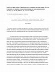 Research paper thumbnail of Analysis of Clinical Interviews: Foundations and model viability